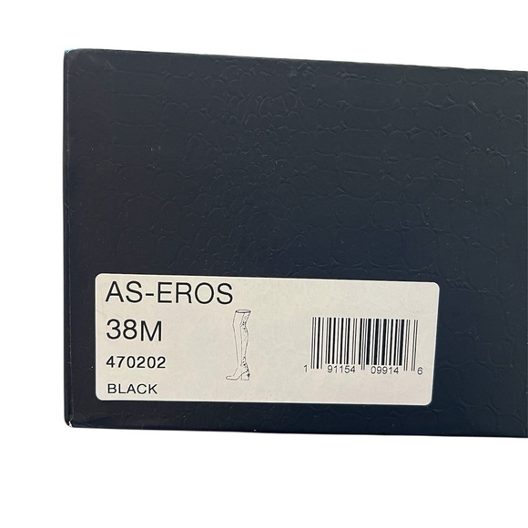 NWB Ash Eros velvet with metallic silver star embroidery knee-high boots - Picture 9 of 11